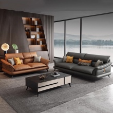 Small Office Sofa Sets: Luxury Leather Sofa Designs for Home Office Furniture