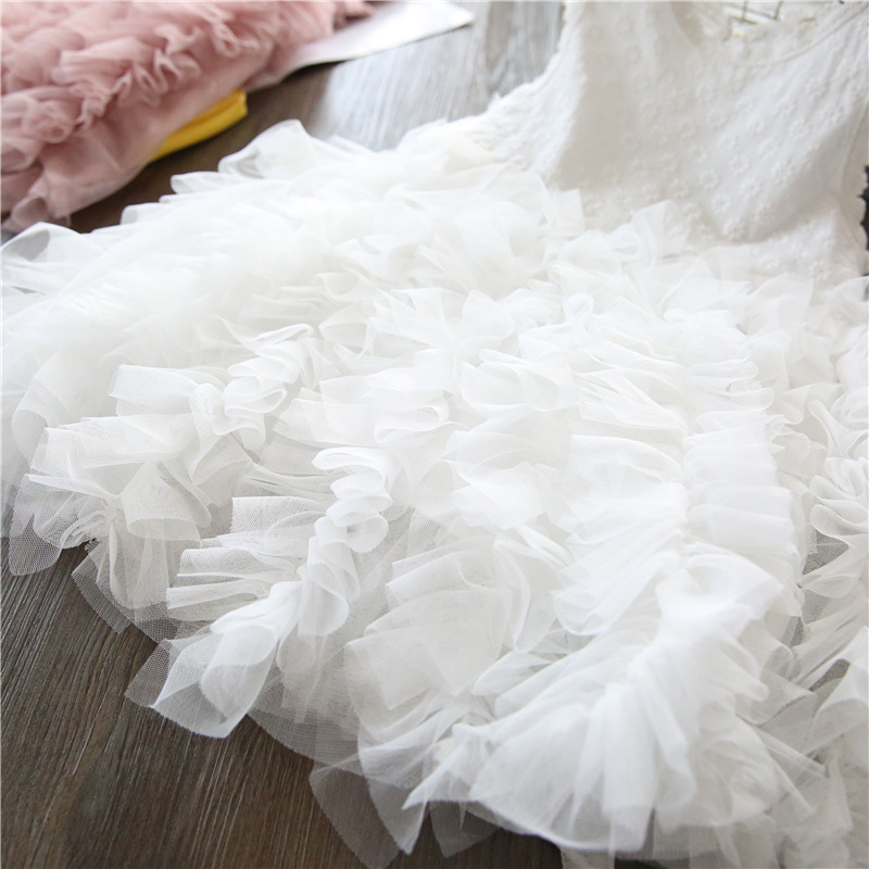 Children Formal Clothes Kids Fluffy Cake Smash Dress Girls Clothes For Christmas Halloween Birthday Costume