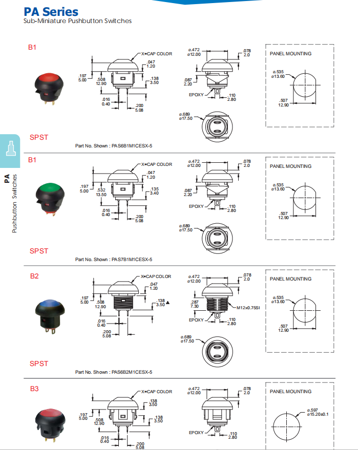 Pushbutton Switches