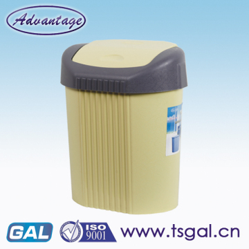 Swing lids dustbin full plastic bin