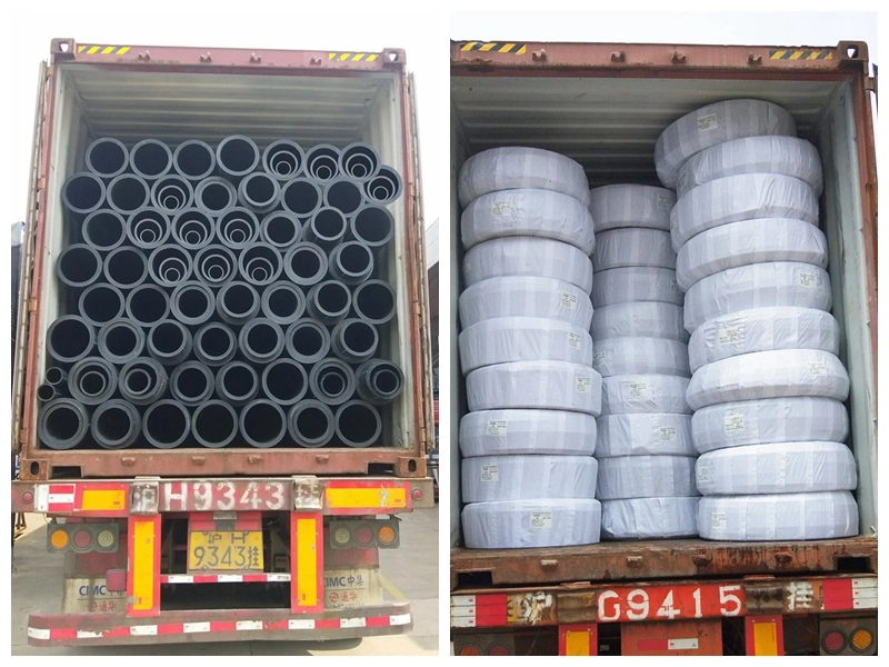 Black Pn10 Plastic HDPE Agricultural Tube PE80