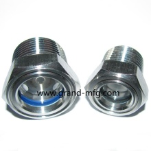 Custom Stainless Steel 304 NPT Thread 1/4" Observe Sight Glass Window Plugs
