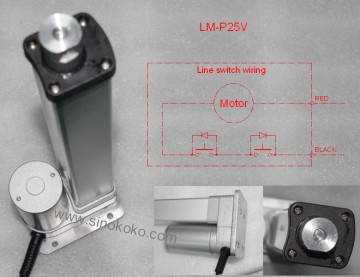 compact lift actuator dc linear actuator