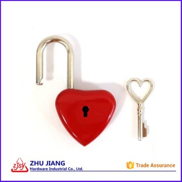 Popular Red Padlock in Heart Shaped