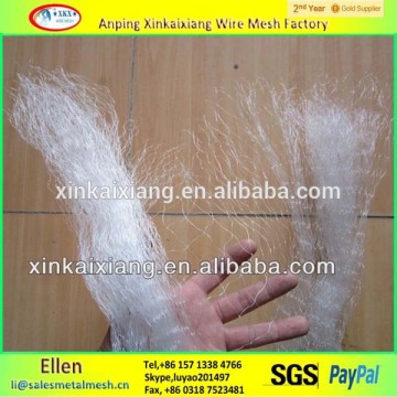 China factory supply Monofilament anti bird net, white knotted monofilament anti bird net