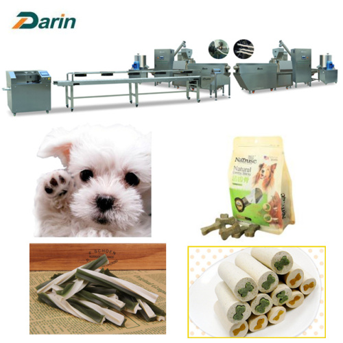 Extrusion Single Screw Soft Dog Food Processing Line