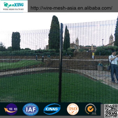 Fence a rete in acciaio in PVC facilmente assemblato