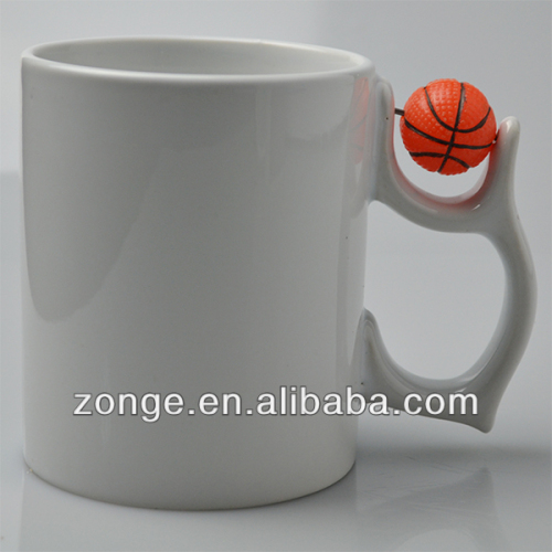 11oz Basketball Handle Sublimation Mug Factory