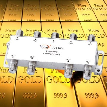 5-1000MHz 8 Way Cable Splitter