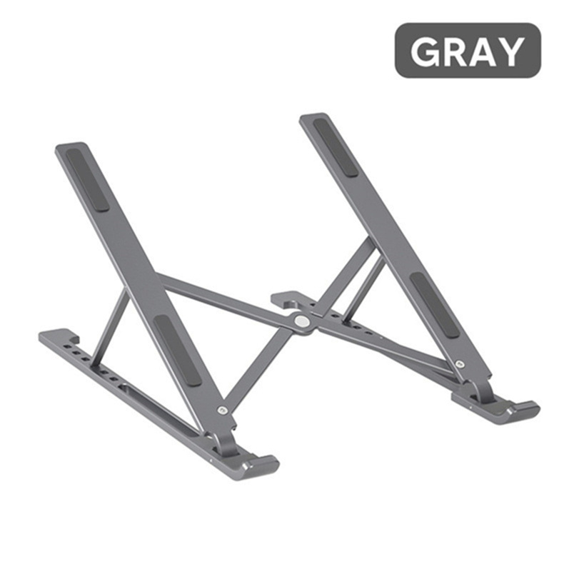 Gray Color Laptop Stand Adjustable Height