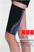 Color stripes design Color  four needles thigh support