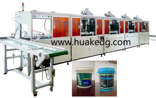 Automatic Packaging Printing Screen Printer for Pails Buckets