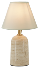 Natural Cave Stone Travertine Table Lamp