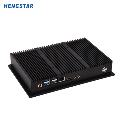 Fanless Desktop Computer IP65 Endistriyèl Panel PC