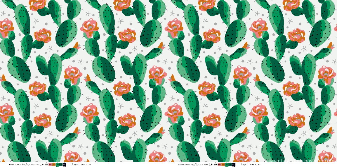 Cactus tablecloth 5