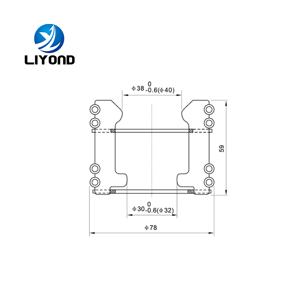 1250A  indoor contact finger red cooper sliver bundled tulip contacts for Vacuum circuit breaker switchgear LYA107