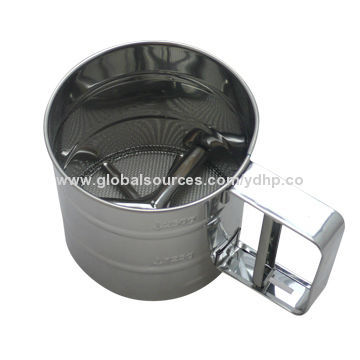 Flour sifters, made of stainless steel