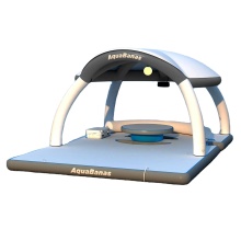 Inflatable Island: Marine Floating Play Party Dock Tent & Raft