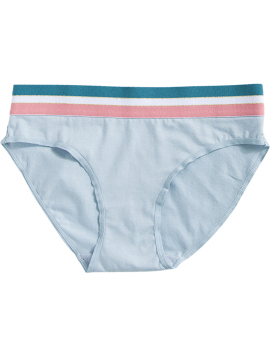Second Hand Female Striated All-cotton Cute Underpants