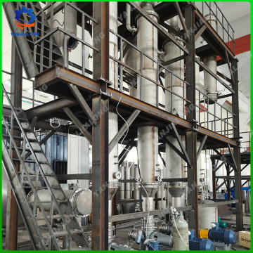 Three effect multi-stage evaporator