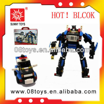 2 In 1 Newest Carton Robot Toy Bricks