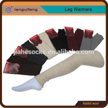 Beauty Wool Patterned Leg Warmers Designed Socks Supplier
