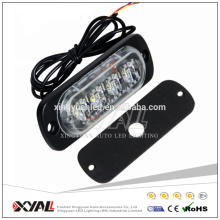 12W super bright slim LED strobe light emergency surface mounted motorcycle warning light