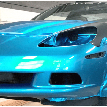 gloss berlian cahaya biru bungkus vinyl