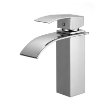 Hot Sale Brass Chrome Washroom Basin Mixer Taps - Waterfall Bathroom Faucets
