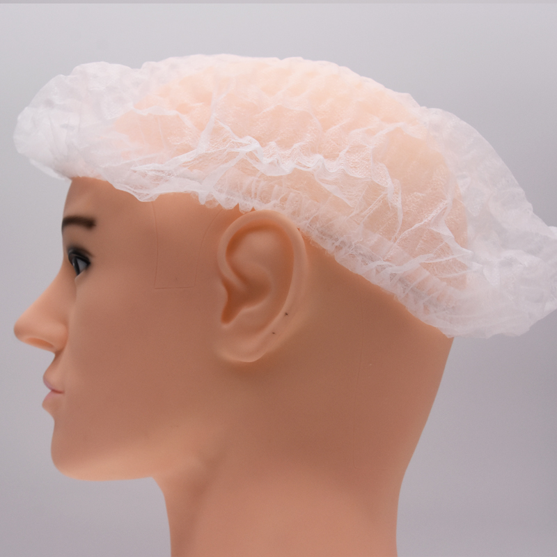 Surgical Nurse Bouffant Cap Nonwoven Clip Cap Hair Net Head Cover Mob Cap