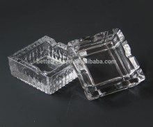 Wholesale square shape glass ashtray