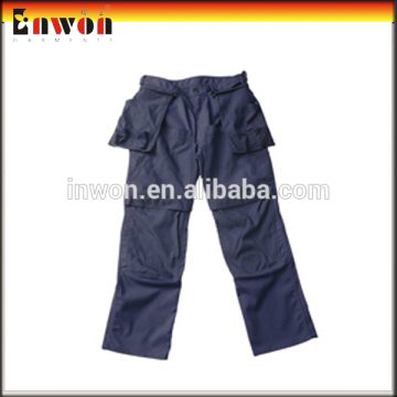 multi pocket cargo work trousers for men with knee pad