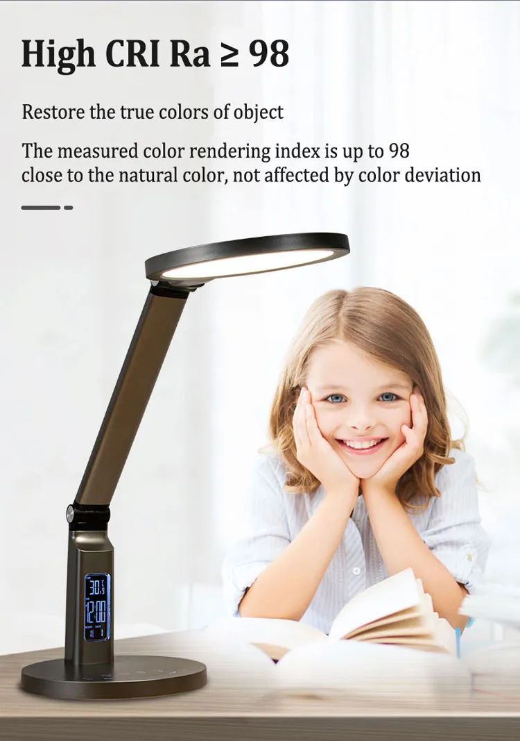 Bright Blue Light Blocking Touch Lamp for Kids′ Rooms
