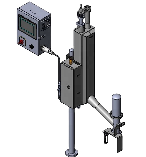 Flüssigstickstoff-Füllsystem für Wasser/Saft