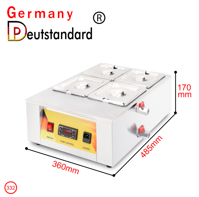 4 tank Chocolate melting machine