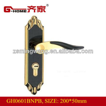 Euro standard indoor handle lock zinc alloy handleset
