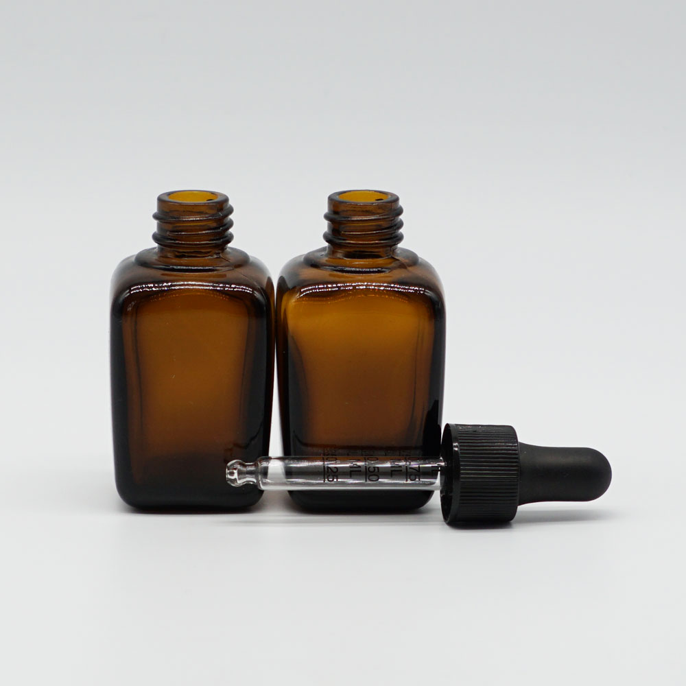 glass lotion bottle dropper bottle