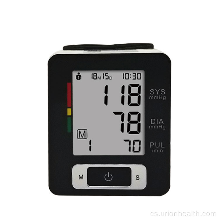 Manuální monitor krevního tlaku typu sphygmomanometr