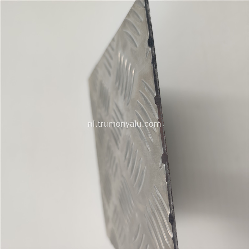 Aluminium matrix embossing plaatblad