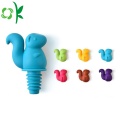 Squirrel Silicone Cute Design Vin Stopper pour Cap