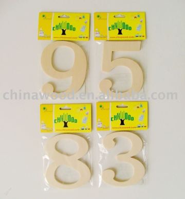 Large Wooden numbers for Education,Decoration