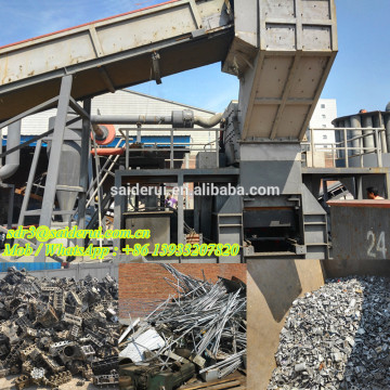 Car body Scrap hammer mill Crusher , Steel Scrap Shredder
