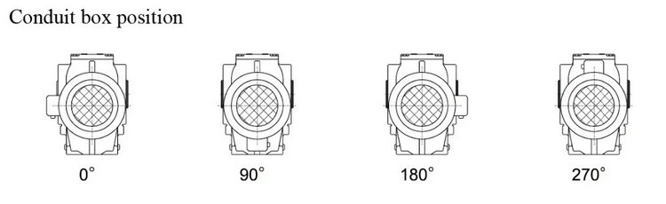 k series helical bevel geared speed motor reducer