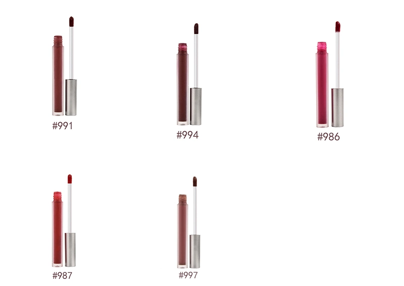 Cosmetics Makeup Fashion Colors Lip Gloss Private Label Matte Liquid Lipstick