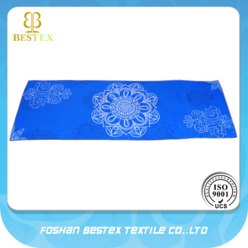 Custom water absorbing microfiber printed hot yoga towels