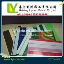Stripe waterproof PVC Tarpaulin fabric for cover and tent