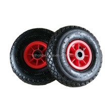 Pneumatic Inflatable Rubber Wheel with Plastic Rim 3.00-4