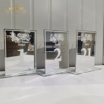 Luxury Acrylic Table Number Holders for Wedding Decor - Wholesale