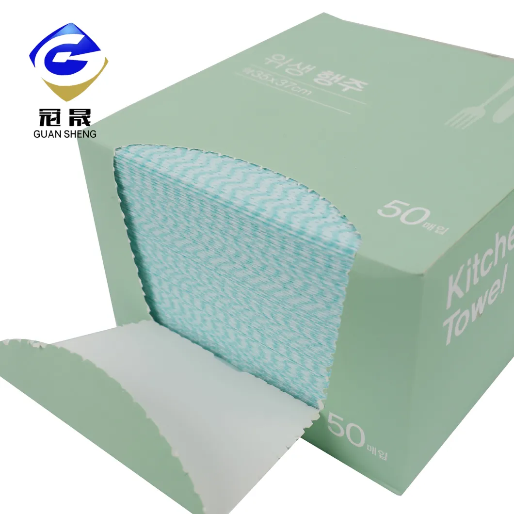 Made in China Spunlace Nonwoven Factory High Quality Dry Wipes Kitchen Cleaning Wipes