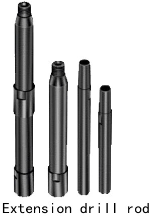 76mm shank drill rod for extension the length